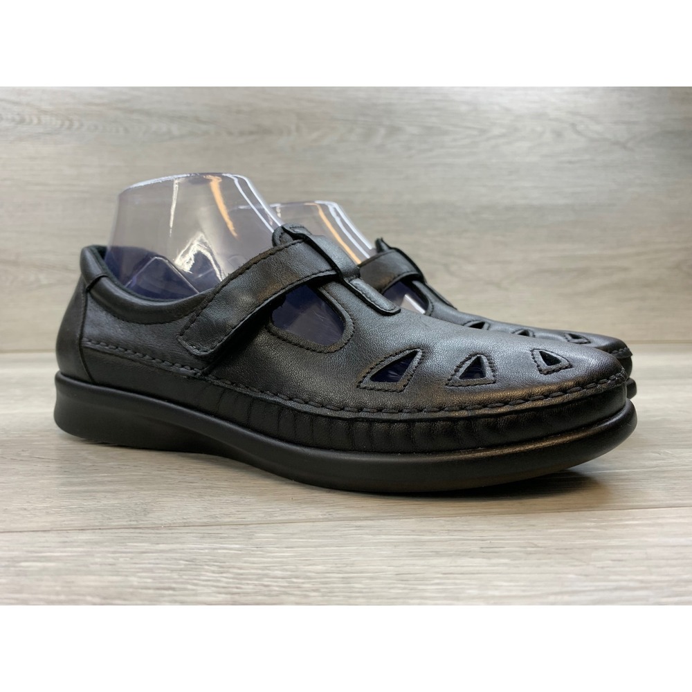 SAS Tripad Comfort Black Leather Mary Jane Walking Women's 8.5 N Comfort Shoes